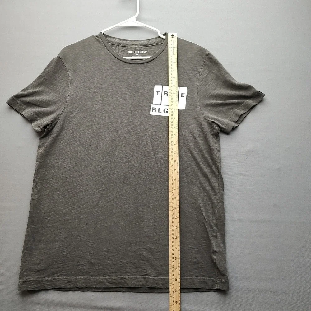 True Religion Men's Medium Black Short Sleeve Pullover T-shirt Medium